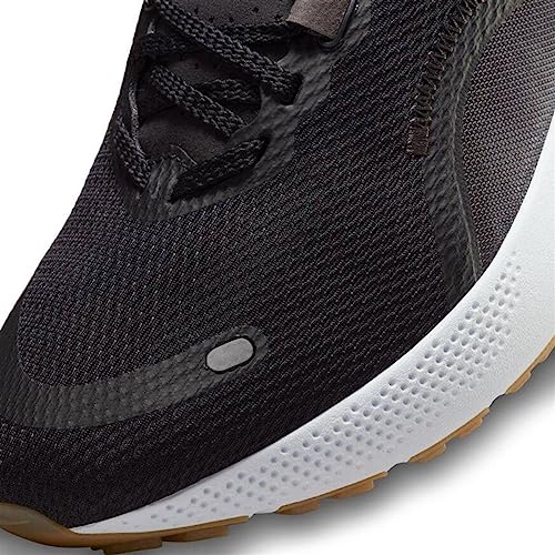 Nike Women's React Escape RN 2 Running Trainers, Black/White-Dk Smokey Grey-Sail, 12 M US