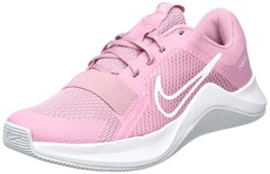 nike women's mc trainer ii, elemental pink/white-pure platinum, 7