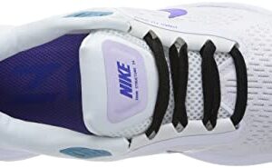 Nike Women's Zoom Structure 24 Trainers (White/Barely Grape/Cerulean/Psychic Purple, us_Footwear_Size_System, Adult, Women, Numeric, Medium, Numeric_9_Point_5)