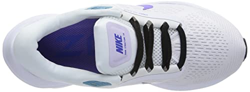 Nike Women's Zoom Structure 24 Trainers (White/Barely Grape/Cerulean/Psychic Purple, us_Footwear_Size_System, Adult, Women, Numeric, Medium, Numeric_9_Point_5)