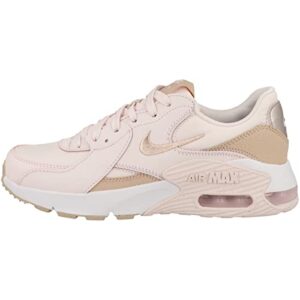 nike women's gymnastics shoes sneaker, light soft pink shimmer white, 9
