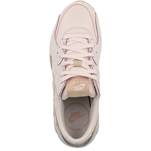 NIKE Women's Gymnastics Shoes Sneaker, Light Soft Pink Shimmer White, 9