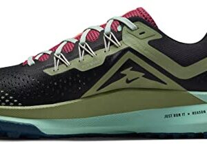 Nike Men's React Pegasus Trail 4, Black/Alligator-Canyon Rust, 15 M US