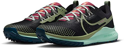 Nike Men's React Pegasus Trail 4, Black/Alligator-Canyon Rust, 15 M US