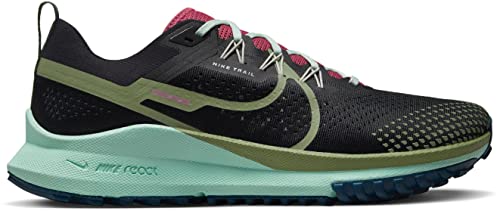 Nike Men's React Pegasus Trail 4, Black/Alligator-Canyon Rust, 15 M US