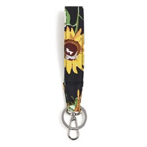 vera bradley women's cotton keychain, sunflowers loop, one size