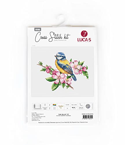 Cross Stitch Kit Luca-S - The Blue tit B1195