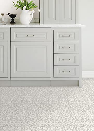 FloorPops Estate Peel & Stick Floor Tiles, Gray