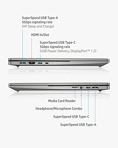 HP Chromebook 14B-NB0010NR 14-inch Touchscreen Laptop, Intel Core i3, 8GB DDR4 RAM, 128GB SSD, Intel UHD Graphics, HDMI, USB-C, MicroSD Reader, WiFi, Google ChromeOS, Mineral Silver (Renewed)