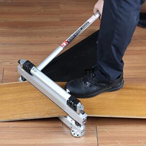 CUTTEREX 13" Professional Laminate Floor Cutter, Vinyl Floor Cutter for VCT, LVT, SPC, PVC, LVP, WPC, Rubber Floor and Rigid Core Vinyl Plank, with Knee Pads