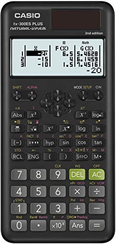 Casio fx-9750GIII Black Graphing Calculator & fx-300ESPLUS2 2nd Edition, Standard Scientific Calculator, Black