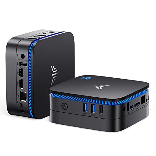 KAMRUI AK1 Plus Mini PC, Intel 12th Gen N95(up to 3.4GHz) Mini Desktop Computers, 8GB RAM/256GB M.2 SSD Micro Computer Tower Support 4K UHD, Dual Wi-Fi, BT 4.2 for Business Home Office