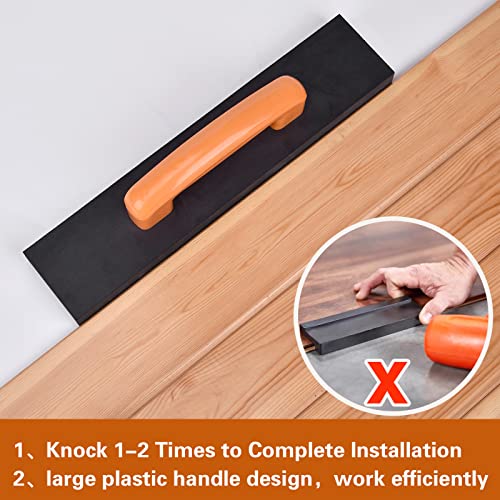 Cavnewt Flooring Tools,Heavy Big 60 oz 15" Flooring Installation Tools,Tapping Block for Boat Home Gym Vinyl Hardwood Laminate Garage Outdoor Rubber Clearance Wood Lvp Bamboo Snap Together Flooring