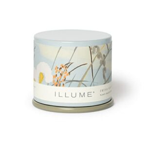 illume beautifully done essentials fresh sea salt demi vanity tin scented candle