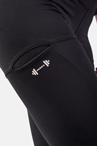 NEBBIA Active High-Waist Smart Pocket Leggings 402 Black