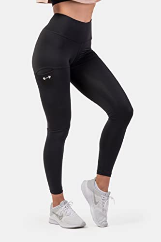 NEBBIA Active High-Waist Smart Pocket Leggings 402 Black