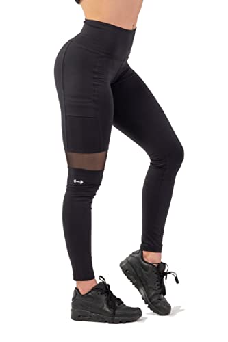 NEBBIA Sporty Smart Pocket High-Waist Leggings 404 Black