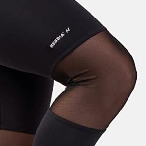 NEBBIA High-Waist ¾ Length Sporty Leggings 406 Black