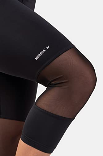 NEBBIA High-Waist ¾ Length Sporty Leggings 406 Black