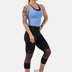 NEBBIA High-Waist ¾ Length Sporty Leggings 406 Black