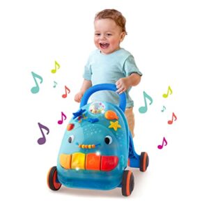 b. play – musical activity walker – whale walker for active play – songs, sounds & lights – interactive toy for baby, toddler – 10 months + – walk 'n' play