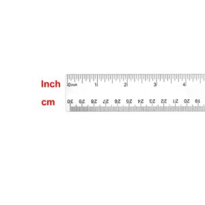 Gutyble 50Pack 12Inch Clear Plastic Ruler, for School,Office and Home