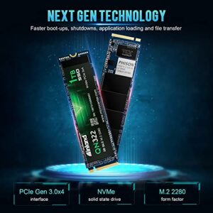 INLAND QN322 2TB NVME M.2 PCIe Gen 3.0x4 2280 SSD Internal Solid State Drive up to 2300MB/s, Compatible with Laptop & PC Desktop