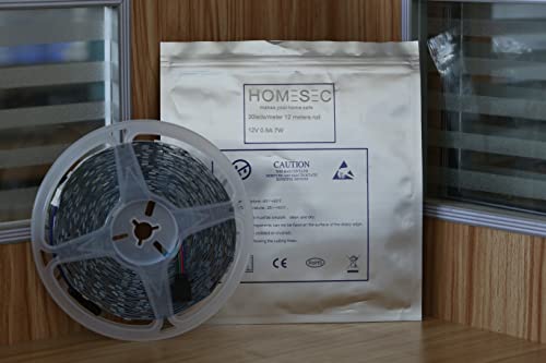 HOMESEC makes your home safe Led Strip Led Light 5050 (30leds/3.28feet, roll Length 39,37ft,12meters)