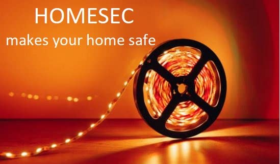 HOMESEC makes your home safe Led Strip Led Light 5050 (30leds/3.28feet, roll Length 39,37ft,12meters)