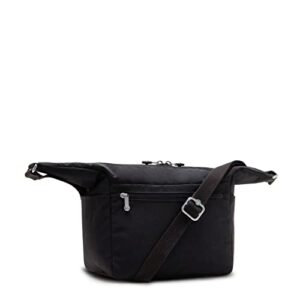 Kipling Womens Women's Erica Small Bag, Jetset Traveller, Small Handbag, Polyester Crossbody Bag, Black Tonal, 10.5 L x 7.25 H 5.75 D US