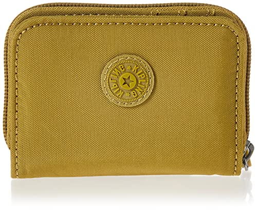 Kipling Womens Women's Tops Wallet, Compact, Practical, Nylon Travel Card Holder Wallet, Pear Chartreuse 360, 3 L x 4.125 H 1 D US