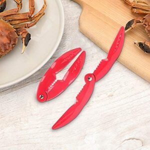 Clip Premium Gadgets Tool Red Legs Crackers Sheller Seafood Leg Pliers Knife Opener Prawns Pick Crab Picks Crawfish Open Walnut Metal Tools Clamps Kitchen Shrimp