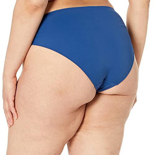 Amazon Essentials Women's Classic Bikini Swimsuit Bottom, Deep Blue, Small