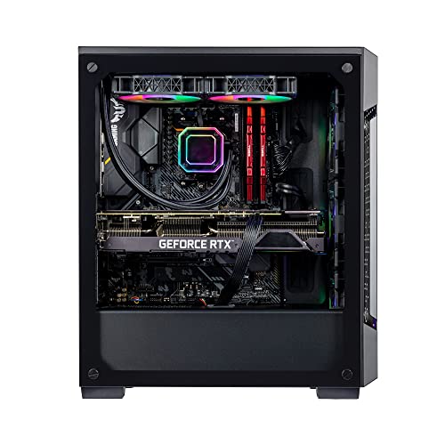 Velztorm Ferrux Gaming & Entertainment Desktop PC (AMD Ryzen 9-5900X 12-Core, GeForce RTX 3080, 128GB RAM, 8TB PCIe SSD, USB 3.2, HDMI, Display Port, Win 10 Pro)