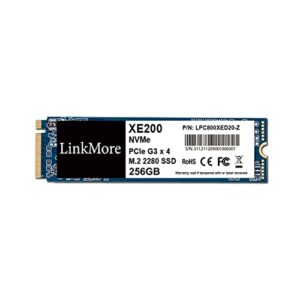 linkmore xe200 256gb m.2 2280 pcie gen 3x4 nvme internal ssd, solid state drive, up to 2000mb/s for latop and pc
