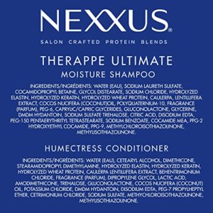 Nexxus Shampoo and Conditioner For Dry Hair Therappe & Humectress Hair Care With Proteinfusion Blend For 24-hour Moisture 13.5oz 2 Count