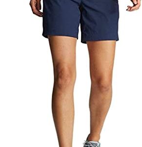 Eddie Bauer Women's UPF 50+ Stretch Rainier Short (as1, Numeric, Numeric_10, Regular, Regular, Medium Indigo, 10)