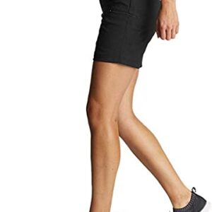 Eddie Bauer Women's UPF 50+ Stretch Rainier Short (as1, Numeric, Numeric_6, Regular, Regular, Black, 6)