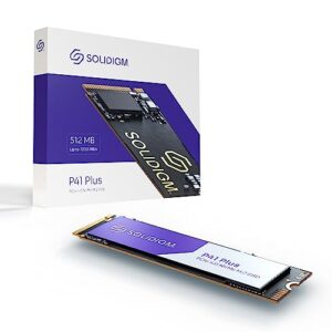 solidigm™ p41 plus series 512gb pcie gen 4 nvme 4.0 x4 m.2 2280 3d nand internal solid state drive (512gb, m.2 2280mm, pcie 4.0 x4.) ssdpfknu512gzx1