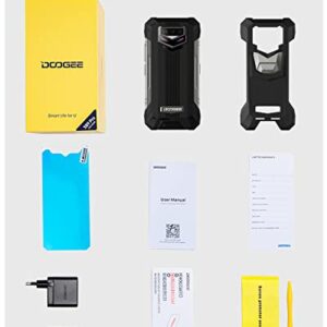 DOOGEE S89 PRO Rugged Smartphone(2022), 12000mAh Massive Battery Android 12 Rugged Phone Unlocked, 65W Fast Charging, 8GB+256GB IP68 Waterproof Cellphone, Night Vision, Breathing Light, NFC, Dual 4G