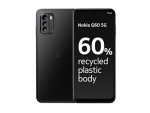 nokia g60 5g dual-sim 64gb rom + 4gb ram (gsm only | no cdma) factory unlocked 5g smartphone (black) - international version