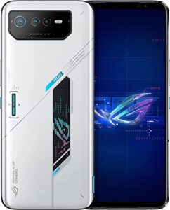 asus rog phone 6 5g 512gb 16gb ram factory unlocked (gsm only | no cdma - not compatible with verizon/sprint) global version - white