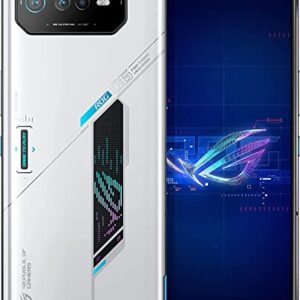 ASUS ROG Phone 6 5G 512GB 16GB RAM Factory Unlocked (GSM Only | No CDMA - not Compatible with Verizon/Sprint) Global Version - White