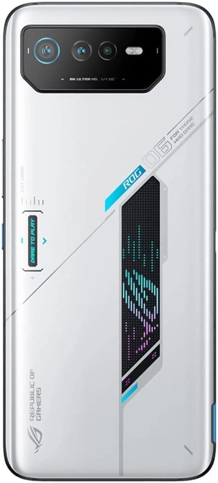 ASUS ROG Phone 6 5G 512GB 16GB RAM Factory Unlocked (GSM Only | No CDMA - not Compatible with Verizon/Sprint) Global Version - White