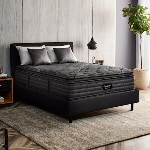 Beautyrest Black L-Class 14.5” Plush Pillow Top King Mattress, Cooling Technology, Supportive, CertiPUR-US, 100-Night Sleep Trial, 10-Year Limited Warranty