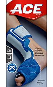 ACE Brand Plantar Fasciitis Sleep Support, Foot Brace Stays in Place All Night, Plantar Fasciitis Brace With Secure Fit and Long-Lasting Comfort, Sleep Support for Left and Right Foot, 8” to 15”