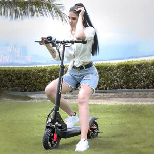 KUGOO Kirin M4Pro Electric Scooter Adults, 864WH Power, 43Miles Range, 30MPH Max Speed, 10" Off-Road Tires, Folding Commuter Electric Scooter with Seat