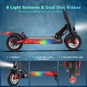 KUGOO Kirin M4Pro Electric Scooter Adults, 864WH Power, 43Miles Range, 30MPH Max Speed, 10" Off-Road Tires, Folding Commuter Electric Scooter with Seat
