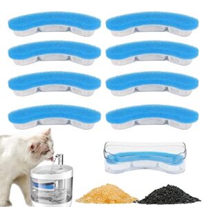 cat water fountain filters for wf050 & wf100 cat fountain, pet fountain filters replacement