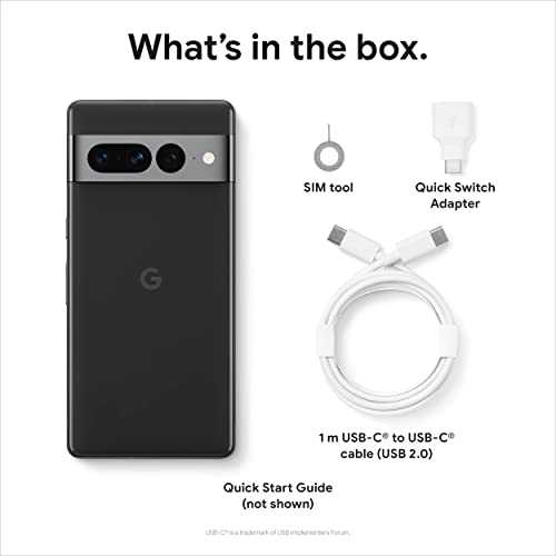 Google Pixel 7 Pro - 5G Android Phone - Unlocked Smartphone with Telephoto/Wide Angle Lens, and 24-Hour Battery - 512GB - Hazel
